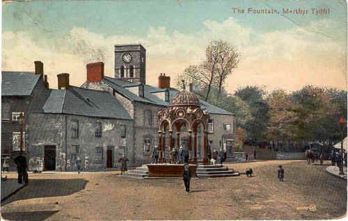 MerthyrTydfil_Town_TheFountain_MalcolmJohnson.JPG (168826 bytes)